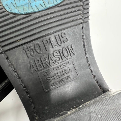 Double H Work Western 3267 Black Leather Cowboy Boots Men's Size 9.5 2E