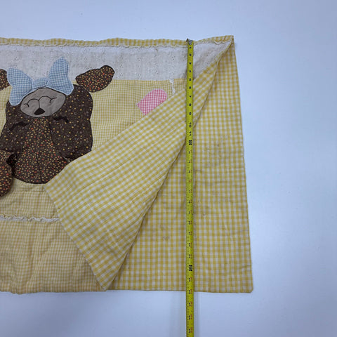 Vintage Childrens Quilted Blanket Lot Raggedy Ann Andy Puppy Applique Handmade