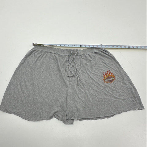 Harley Davidson Women's Clothing Lot 3pc Graphic Tank Tops Jersey Shorts Sz L