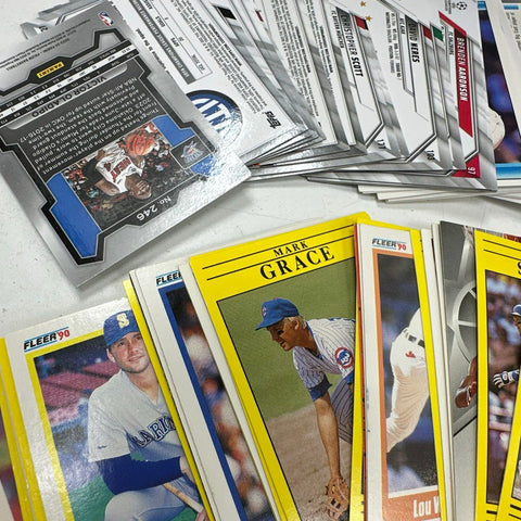 Mixed Sports Card Lot 1990s-Modern Topps Fleer Panini 3.5 Lbs See Photos