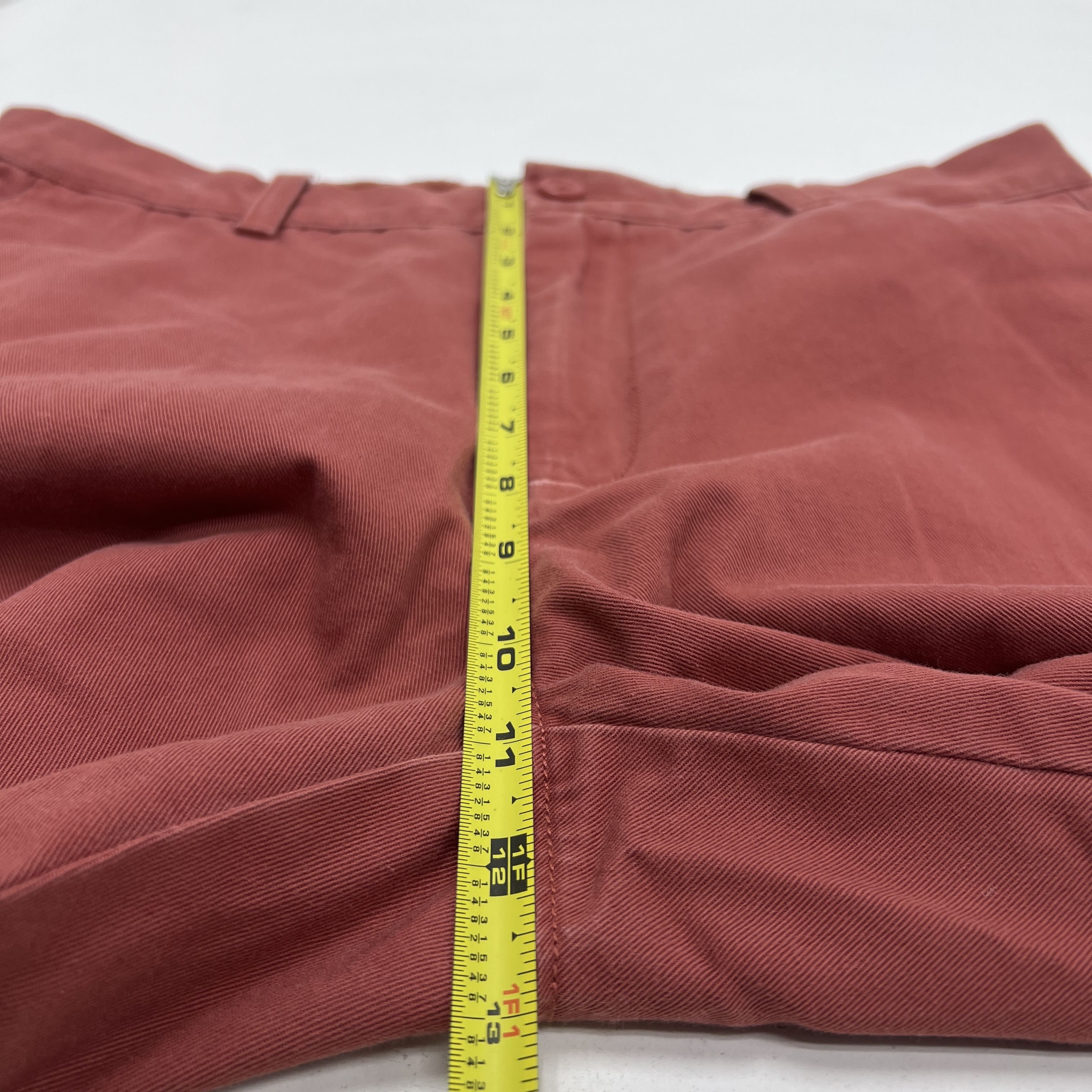 J.Crew Twill Nantucket Red Flat Front Pants Men's Size 33x32