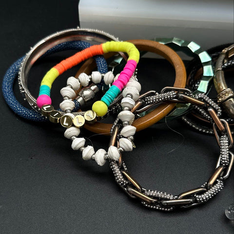 Fashion Jewelry Bracelet Lot 60+ Bangles Beaded Cuffs Paparazzi Boho Styles