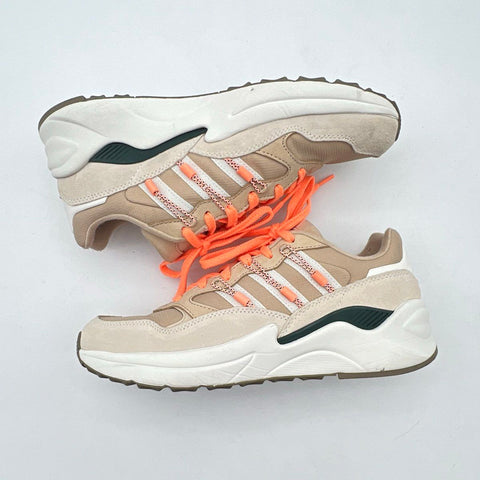 Adidas Yung-96 Chasm Savanna Cloud White Solar Orange Sneakers Men's Size 8