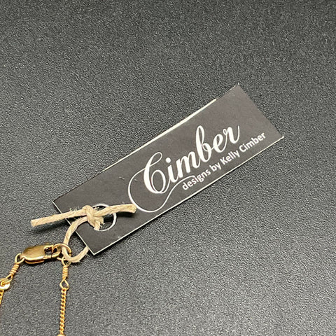 Cimber by Kelly Cimber 14/20 Gold Filled Love Necklace Satellite Chain NWT