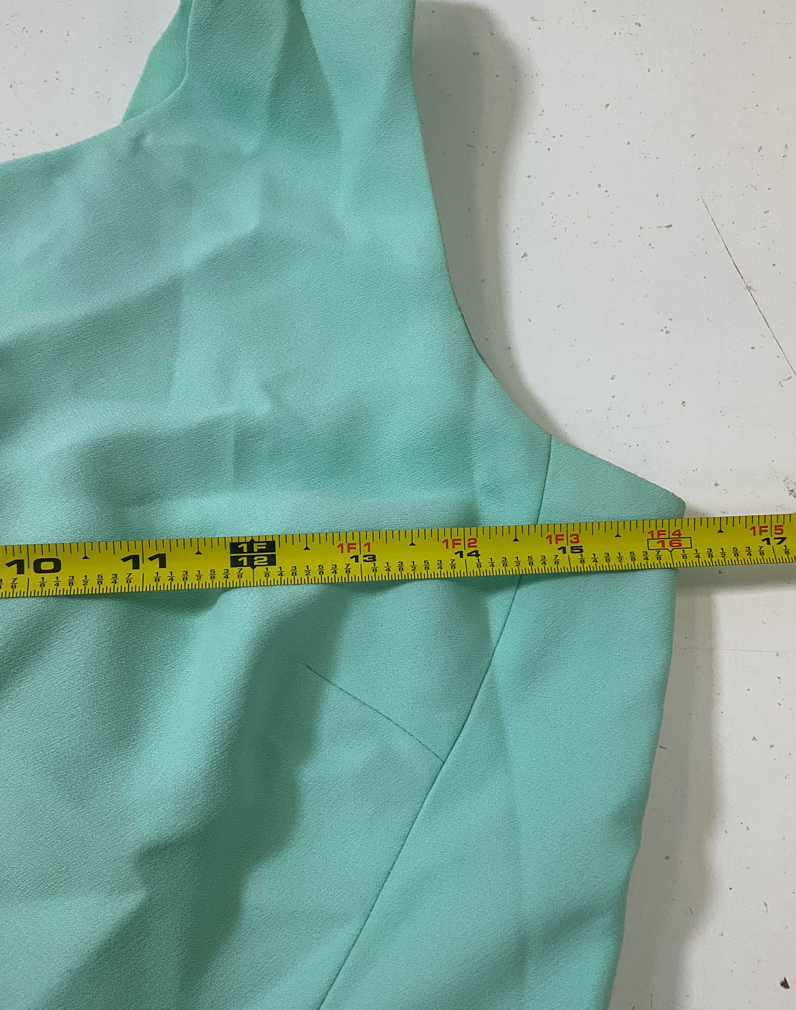 Kate Spade New York Mint Green Bow Back Dress Pleated Skirt Pockets Size 0