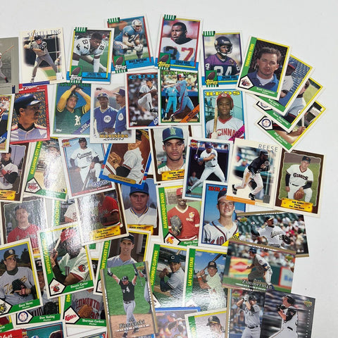 Baseball Card Lot 150+ Topps Upper Deck Donruss 1990s-2000s MLB Era Mix