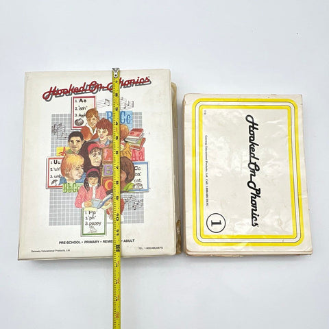 Vintage Hooked on Phonics Reading Program 8 Cassette Tapes & Booklets Untested