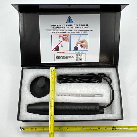 NuDerma High Frequency Hair & Scalp Wand Neon Argon Fusion Advanced System