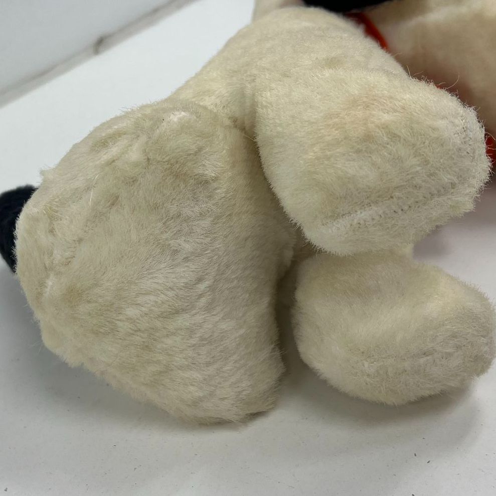 Vintage Snoopy Style Plush Stuffed Animal Dog 15" Peanuts Lookalike 1960s