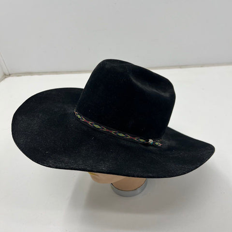 Bailey Black Wool Felt Western Cowboy Hat USA Made Size 6 3/4 54