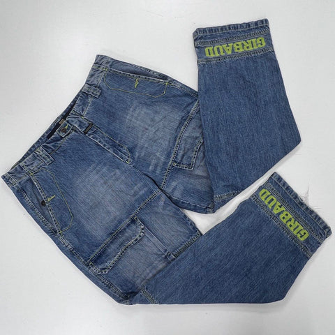 Vintage Y2K Marithe Francois Girbaud Men's Baggy Shuttle Tape Jeans Blue Sz 40M