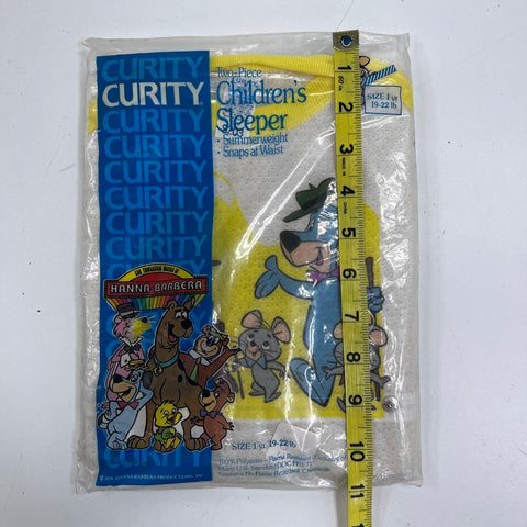 Vintage 1979 Hanna-Barbera Curity 2-Piece Sleeper NIP Made in USA Sz 1yr