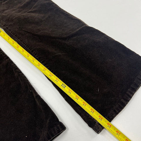 Levi's Women's 526 Slender Boot Cut Brown Corduroy Pants Trousers Size 12