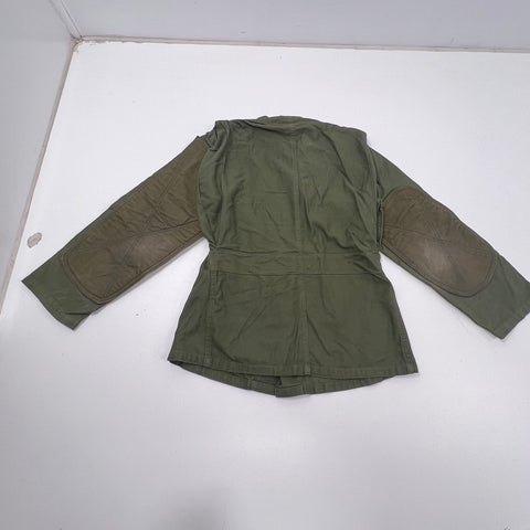 Vintage 70s Saf-T-Bak Green Military Padded Shooting Jacket Coat Men's Size S