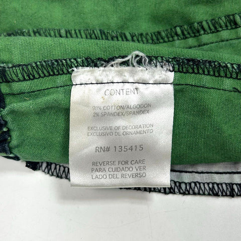 Vintage Coogi Kids Leopard Print Canvas Utility Jacket Green Black Sz 6x