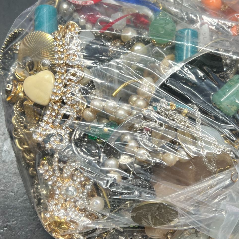 5 Lbs Broken for Craft Costume Jewelry Grab Bag