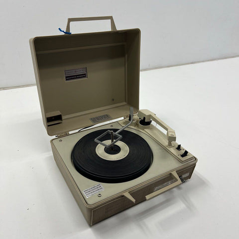 Vintage General Electric Solid State Automatic Portable Record Player 4-Speed