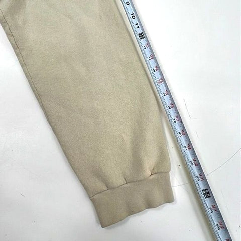 Vintage 90s Nike Men's Crewneck Sweatshirt Beige Embroidered Swoosh Sz XXL