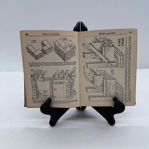 Audels 3 Piece Carpenters and Builders Guide Vol 1 3 4 Vintage Technical Books
