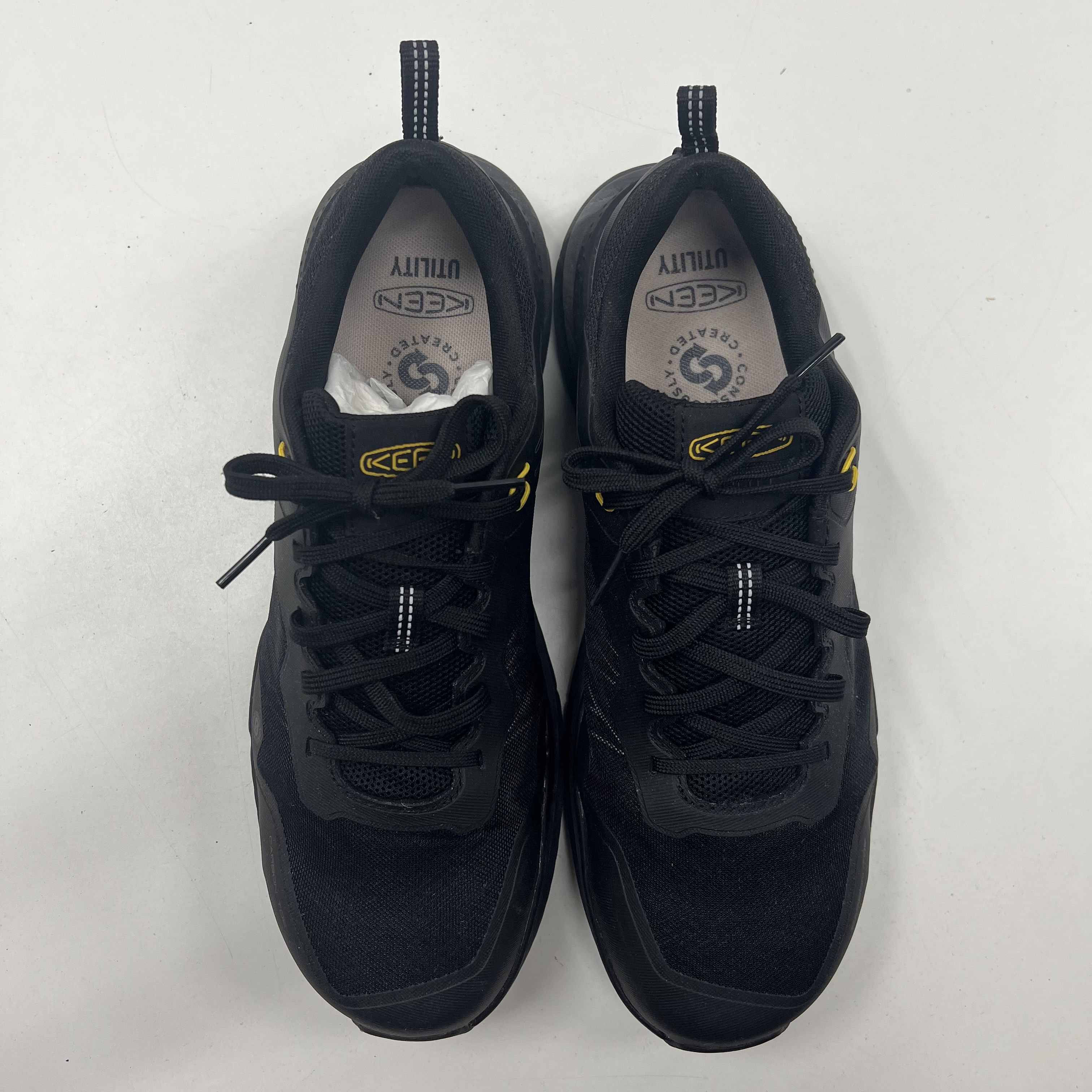 Keen Utility Speedworks Carbon Toe Black Safety Work Shoes Men's Size 11D