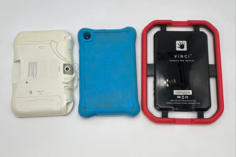 VTech InnoTab 3S Amazon Fire Vinci Tab II Kids Tablet Lot 3 Piece Untested