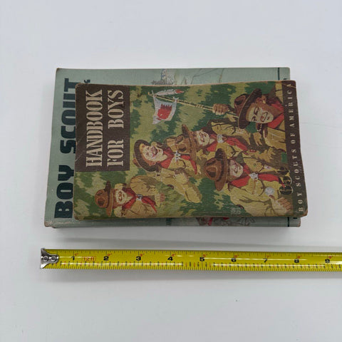 Vintage Boy Scouts of America Handbooks Lot 2 BSA Handbook for Boys Rockwell
