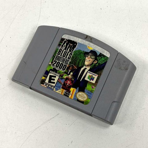 Blues Brothers 2000 Nintendo 64 N64 Game Cartridge 2000 Blockbuster Rental