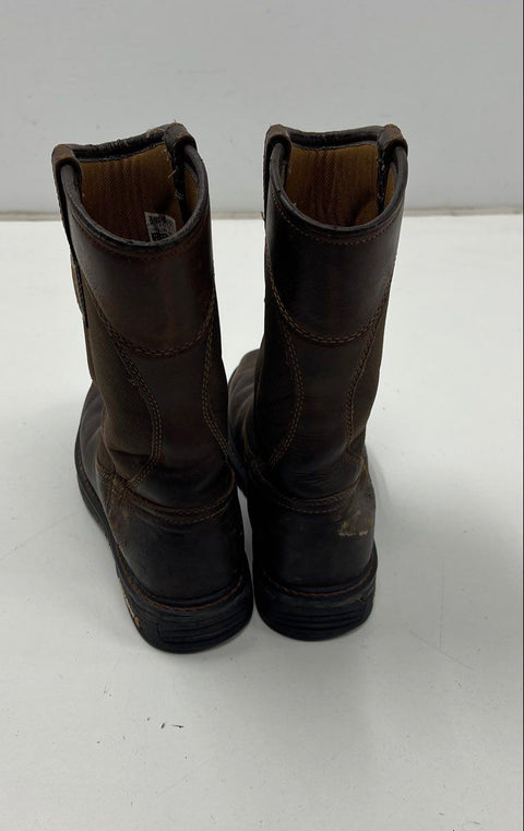 Carhartt CMP1208 Brown Leather Wellington Safety Toe Work Boots Size 9