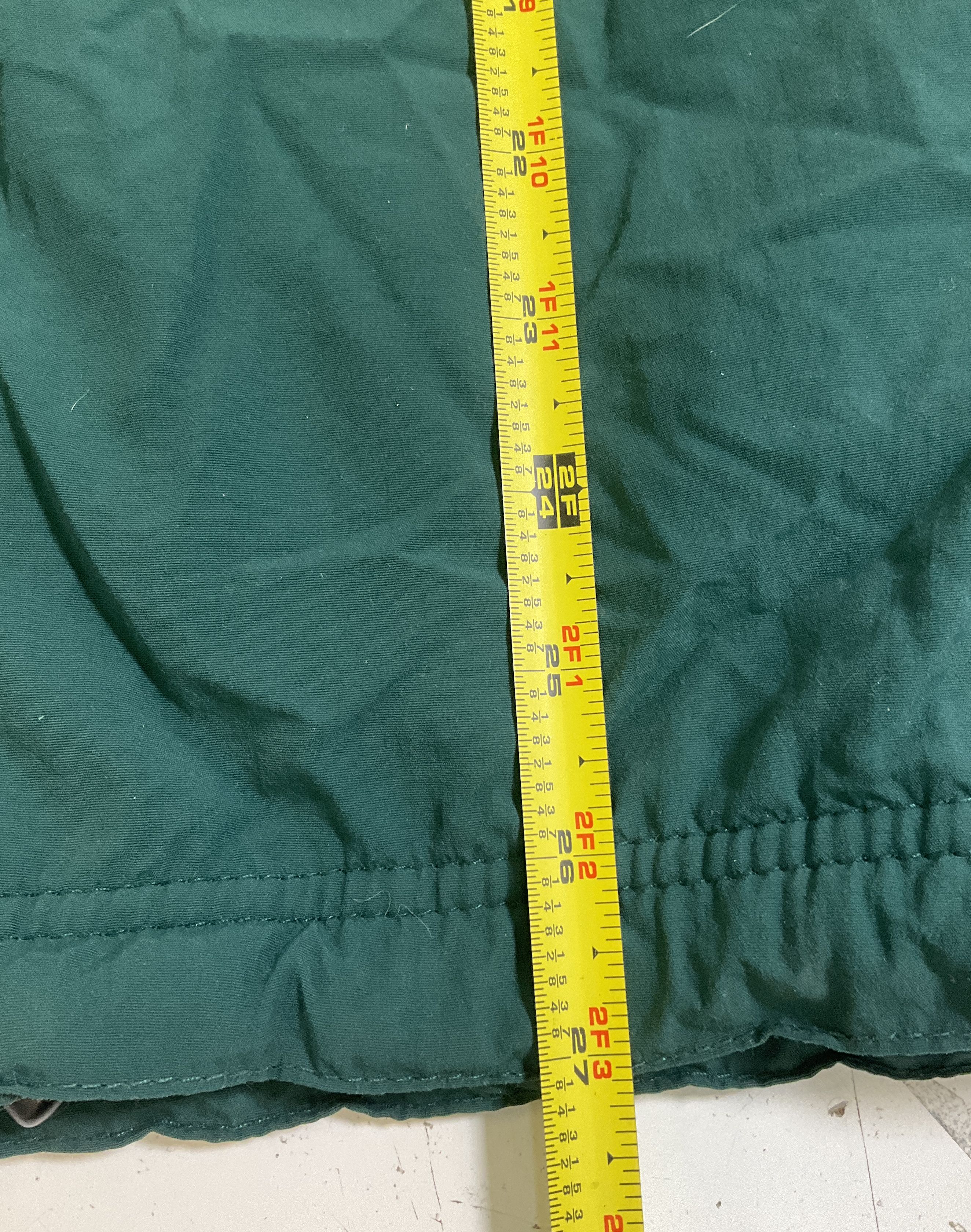Vintage 90s LL Bean Green Three Season Fleece Lined Jacket Womens Large USA Made
