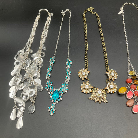 Sugarfix Claire's New York & Co Statement Rhinestone Costume Necklace Lot of 7
