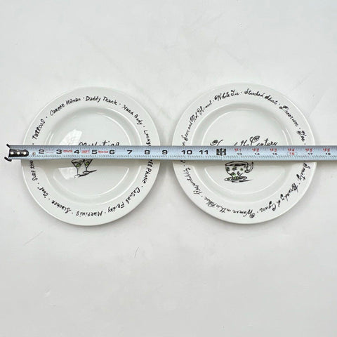 Pottery Barn Millennium Collection Salad Plate Set 2 Nineties Turn of Century