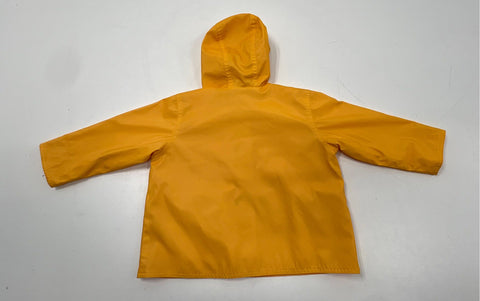 Disney Baby Winnie the Pooh Toddler Yellow Hooded Rain Jacket Snaps Sz 24M