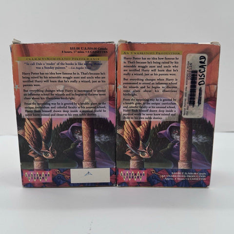 Vintage Harry Potter Sorcerer's Stone Audiobook Cassette Lot 11 Tapes Jim Dale