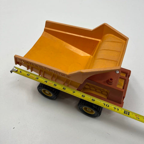 Vintage 70s Fisher-Price 302 Husky Helper Dump Truck Toy Little People Figure