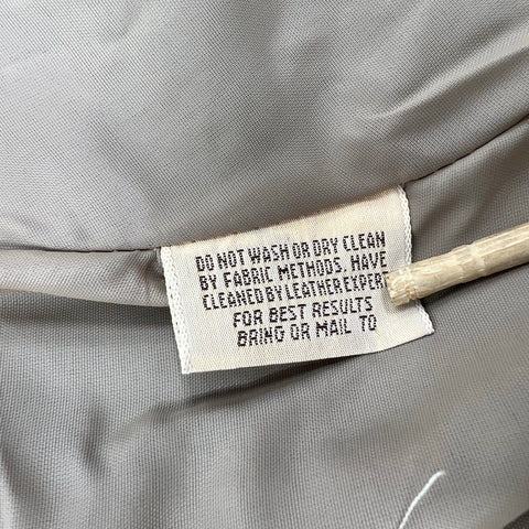 Vintage 70s Leather King Suede Trench Coat Jacket Union Made Canada Sz 11/12