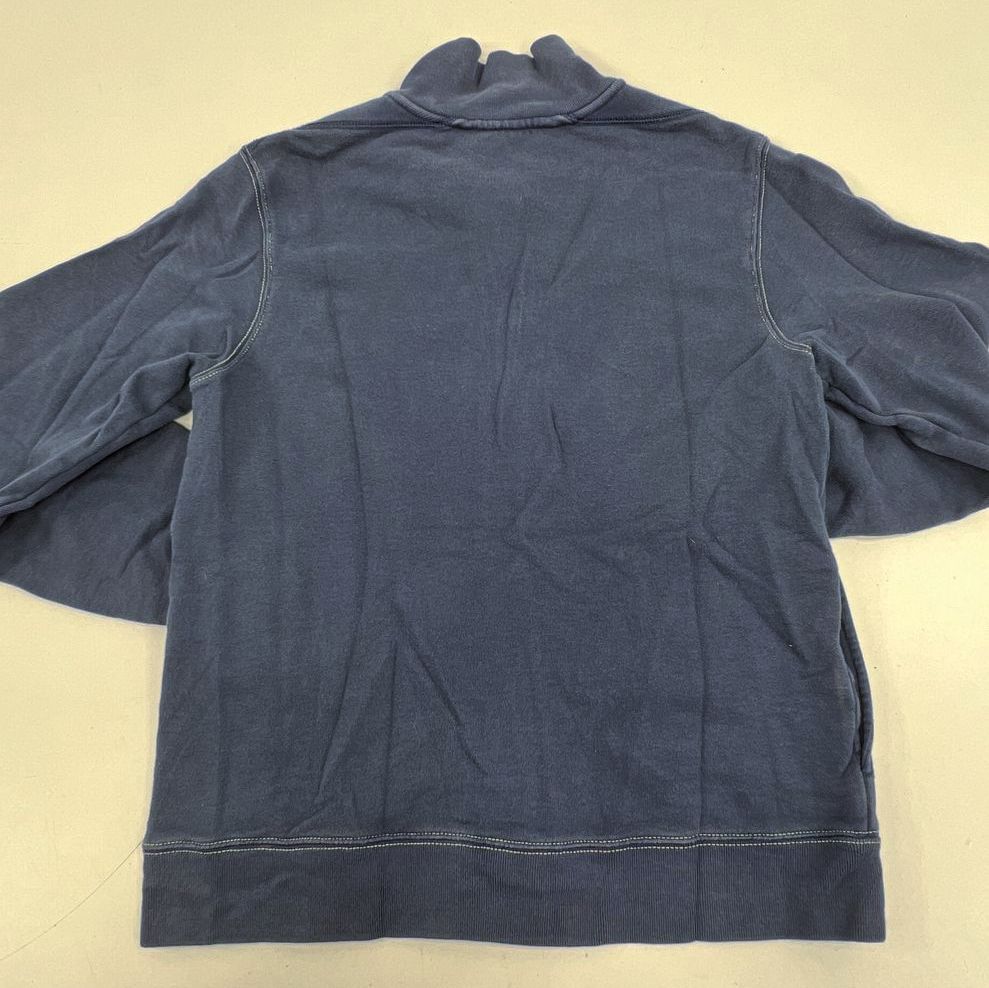 Vintage Y2K Tommy Hilfiger Jeans Blue Spellout Full Zip Mock Neck Jacket Men's L