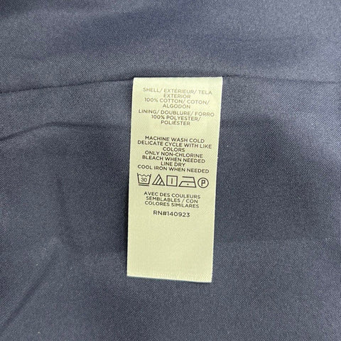 Loft Outlet Women's Blue Denim Double Breasted Blazer Jacket Sz 16 NWT
