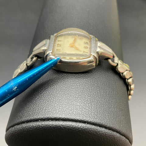 Vintage Waltham 10K Gold Filled 17 Jewel Ladies Watch Expansion Band