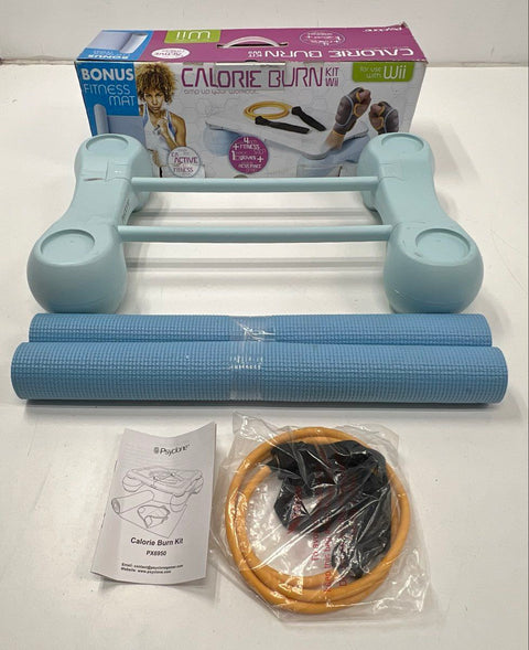 Psyclone Calorie Burn Kit Nintendo Wii Fitness Lot 2 With Mats & Bands
