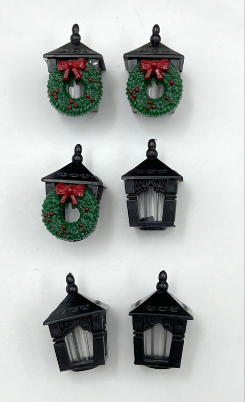 Christmas Village House Lot The Christmas Collectibles Ceramic 6pc With Box