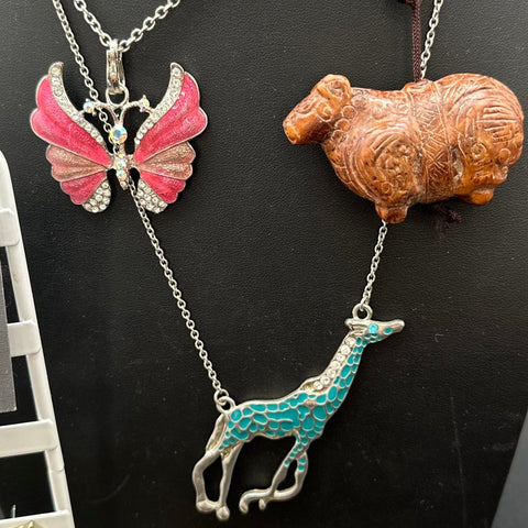 Animal Theme Jewelry Lot of 27 Lauren Conrad Lindenwold Necklaces Earrings Pins