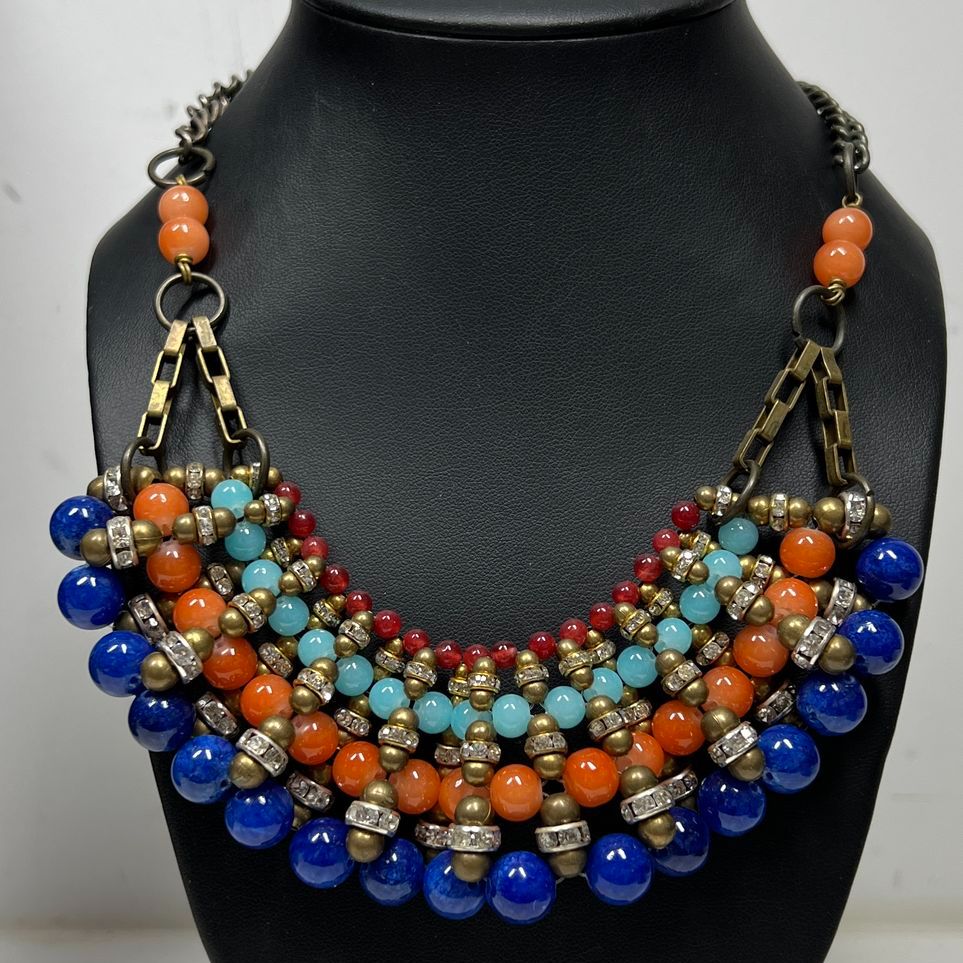Pam Hiran Beaded Statement Necklace