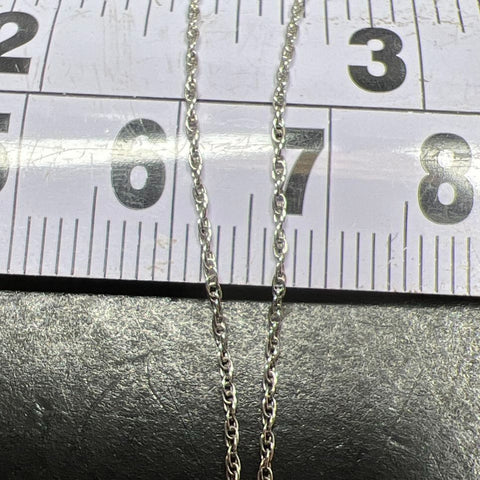 925 Sterling Silver Twist Heart Gemstone Pendant Necklace