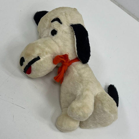 Vintage Snoopy Style Plush Stuffed Animal Dog 15" Peanuts Lookalike 1960s