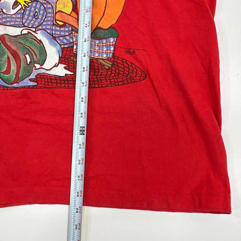 Vintage 1995 Looney Tunes Tweety Bird Christmas T-Shirt Warner Bros Freeze Sz XL