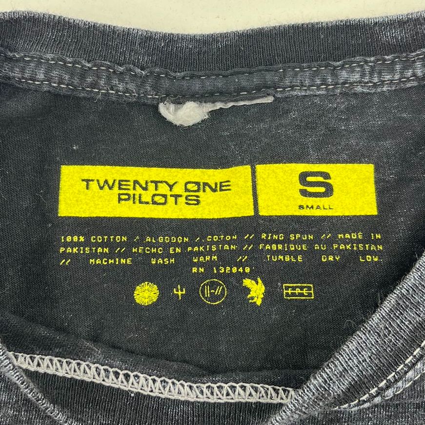 2018 Twenty One Pilots The Bandito Tour T-Shirt Acid Wash Dates Sz S
