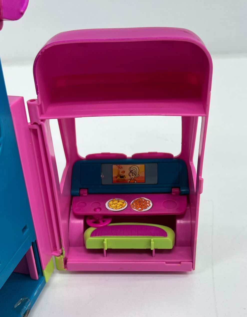 Vintage Collectible Toys Mattel Polly Pocket Triple Decker Fold Out Bus Lot
