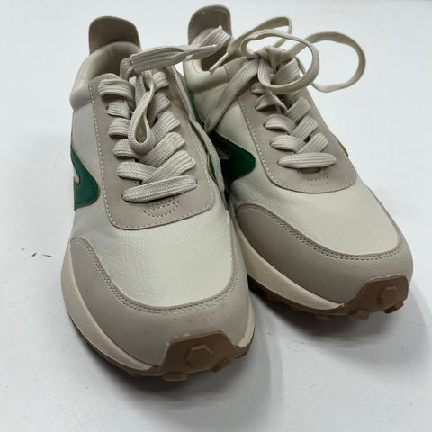 Dolce Vita Braiden Off White Green Lifestyle Sneakers Women's Size 9