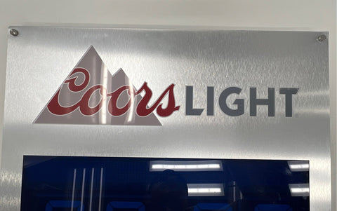 Coors Light Digital Feature Clock Age Bar Sign C390-15008 Untested As-Is