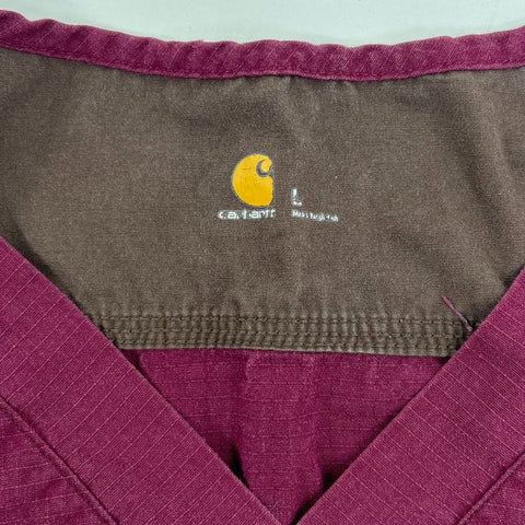 Carhartt Lot 3 Scrub Tops V-Neck Pocket Medical Workwear Men's Mixed Size S L